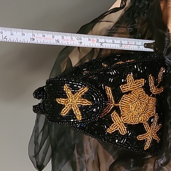 Stunning beaded structured mini bag - Picture 8 of 10